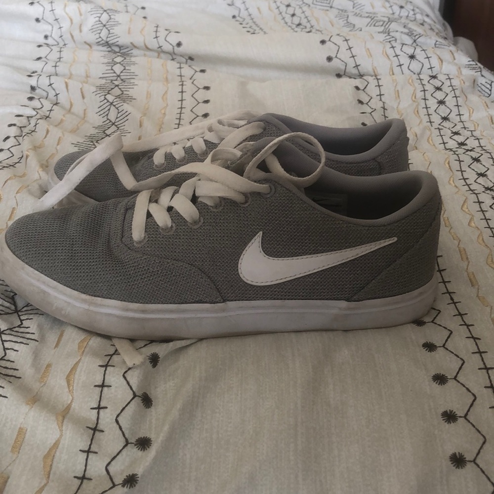 Gray Nike casual sneakers